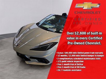 Certified 2022 Chevrolet Corvette Stingray Premium Conv w/ 3LT