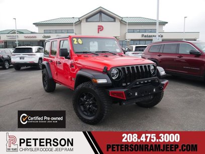 Certified 2020 Jeep Wrangler Unlimited Sport w/ Technology Group