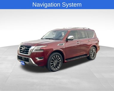 Used 2021 Nissan Armada Platinum w/ Captain's Chairs Package