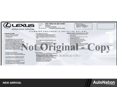 Used 2021 Lexus NX 300 F Sport w/ F Sport Premium Package
