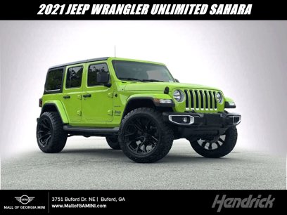 Used 2021 Jeep Wrangler Unlimited Sahara w/ Uconnect 4C Nav & Sound Group