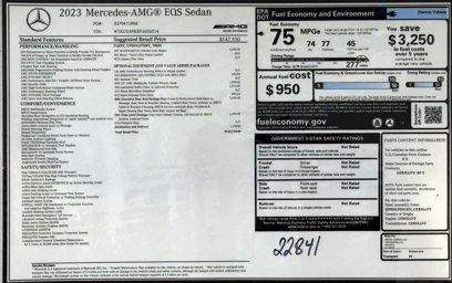 Used 2023 Mercedes-Benz EQS AMG 4MATIC