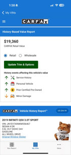 Used 2019 INFINITI Q50 Sport