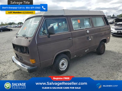 Used 1986 Volkswagen Vanagon Camper