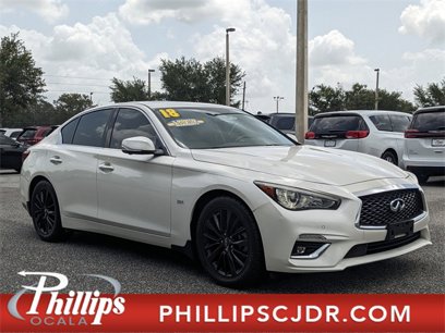 Used 2018 INFINITI Q50 Luxe w/ Essential Package (3.0T Luxe)