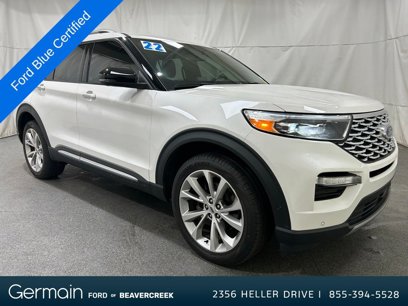 Certified 2022 Ford Explorer Platinum w/ Equipment Group 601A