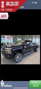 Used 2018 Chevrolet Silverado 2500 High Country w/ Duramax Plus Package