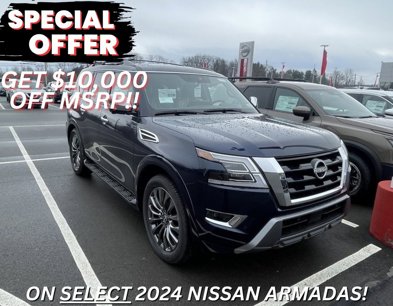 New 2024 Nissan Armada Platinum w/ Cargo Package