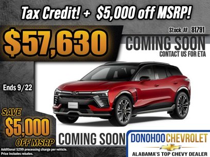 New 2026 Chevrolet Blazer EV SS