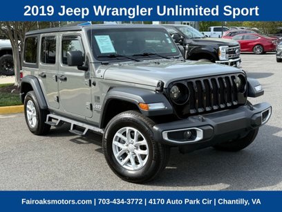 Certified 2019 Jeep Wrangler Unlimited Sport