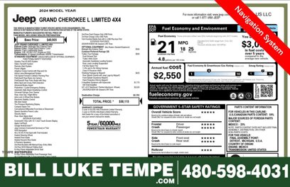 Used 2024 Jeep Grand Cherokee L Limited w/ Trailer Tow Package