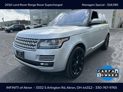 Used 2016 Land Rover Range Rover Supercharged