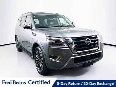 Certified 2022 Nissan Armada Platinum w/ Captain's Chairs Package