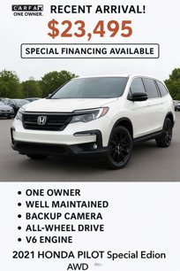 Used 2021 Honda Pilot Special Edition