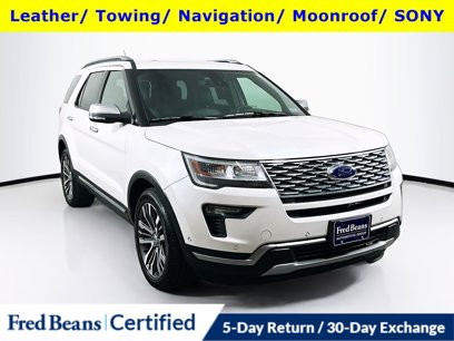 Certified 2019 Ford Explorer Platinum