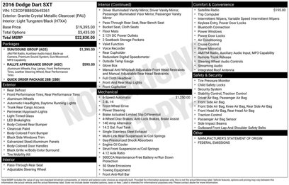 Used 2016 Dodge Dart SXT w/ Sun/Sound Group
