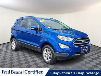 Certified 2018 Ford EcoSport SE