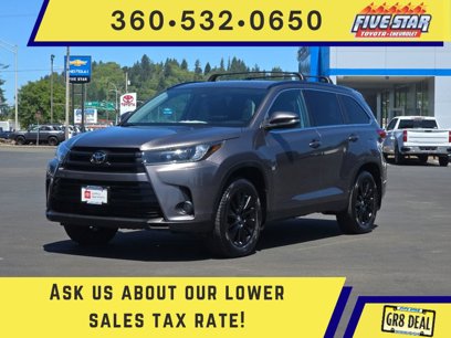 Certified 2019 Toyota Highlander SE