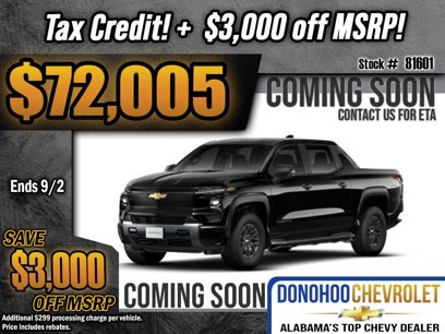 New 2026 Chevrolet Silverado EV LT