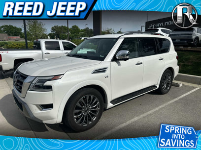 Used 2021 Nissan Armada Platinum w/ Captain's Chairs Package