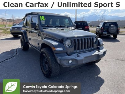 Used 2018 Jeep Wrangler Unlimited Sport S