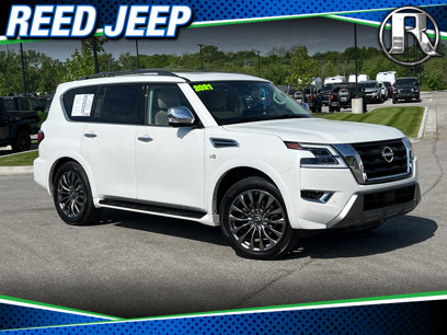 Used 2021 Nissan Armada Platinum w/ Captain's Chairs Package