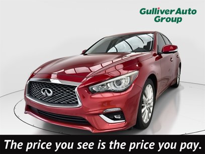 Used 2021 INFINITI Q50 Luxe w/ Cargo Package