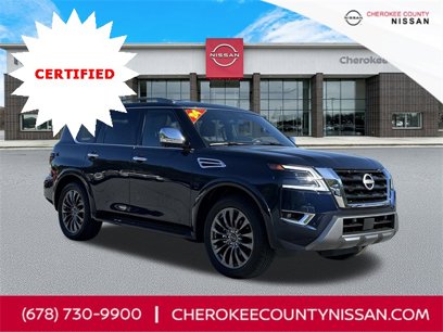 Certified 2024 Nissan Armada Platinum w/ Captain's Chairs Package