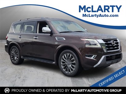 Certified 2021 Nissan Armada Platinum w/ Captain's Chairs Package