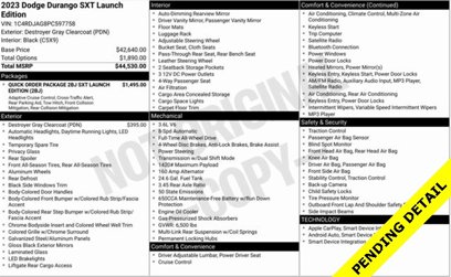Used 2023 Dodge Durango SXT Launch Edition