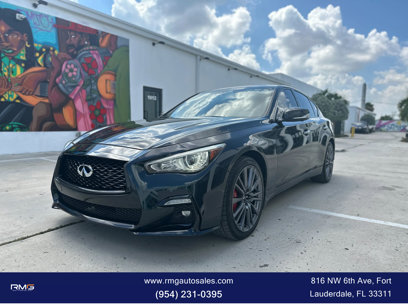 Used 2023 INFINITI Q50 Red Sport 400 w/ Black Opal Edition