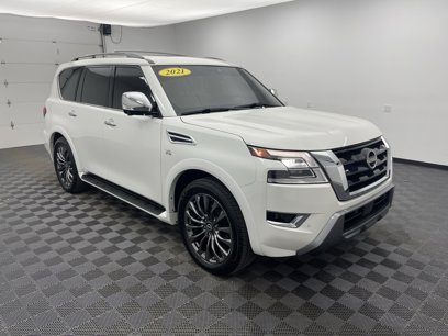 Used 2021 Nissan Armada Platinum w/ Captain's Chairs Package