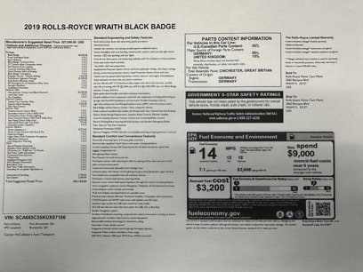 Used 2019 Rolls-Royce Wraith