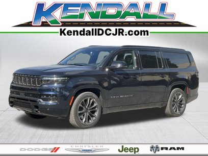 New 2025 Jeep Grand Wagoneer L Series II Obsidian w/ Quick Order Packagew 28T