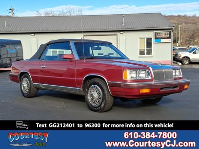 Used 1986 Chrysler LeBaron Convertible