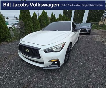 Used 2018 INFINITI Q50 Red Sport 400 w/ Spare Tire Package