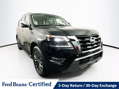Certified 2022 Nissan Armada Platinum w/ Captain's Chairs Package
