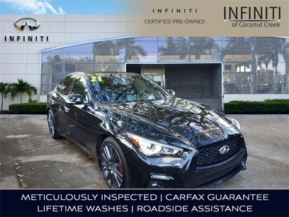 Certified 2022 INFINITI Q50 Red Sport 400