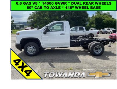 New 2025 Chevrolet Silverado 3500 W/T w/ Snow Plow Prep Package