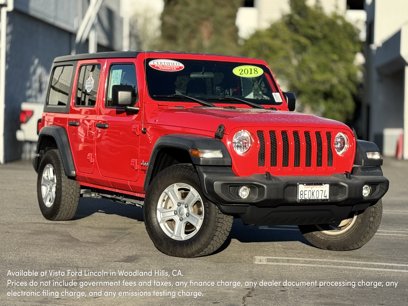 Used 2018 Jeep Wrangler Unlimited Sport S