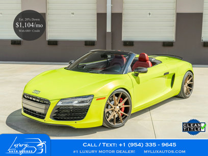 Used 2015 Audi R8 V8 w/ Full Leather Package