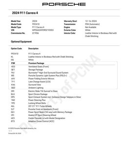 Certified 2024 Porsche 911 Carrera 4