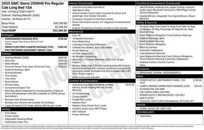 New 2025 GMC Sierra 2500 Pro w/ Convenience Package
