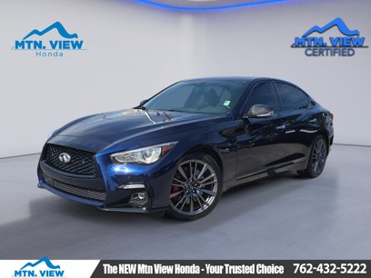 Used 2023 INFINITI Q50 Red Sport 400 w/ Carbon Fiber Package