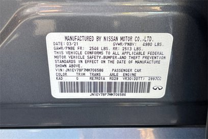 Used 2021 INFINITI Q50 Luxe w/ Cargo Package