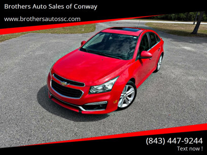 Used 2015 Chevrolet Cruze LTZ w/ Sun, Sound and Sport Package