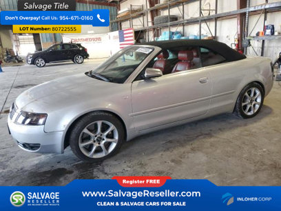 Used 2004 Audi S4 Cabriolet