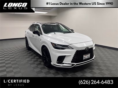 Certified 2025 Lexus RX 500h F Sport