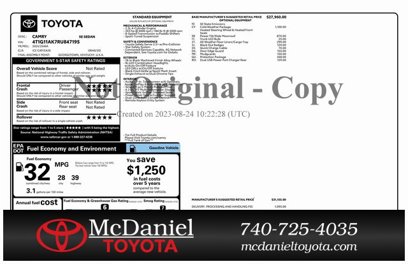 Certified 2024 Toyota Camry SE