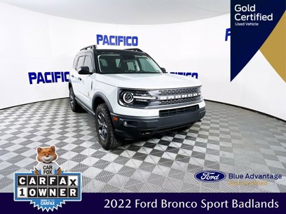 Certified 2022 Ford Bronco Sport Badlands